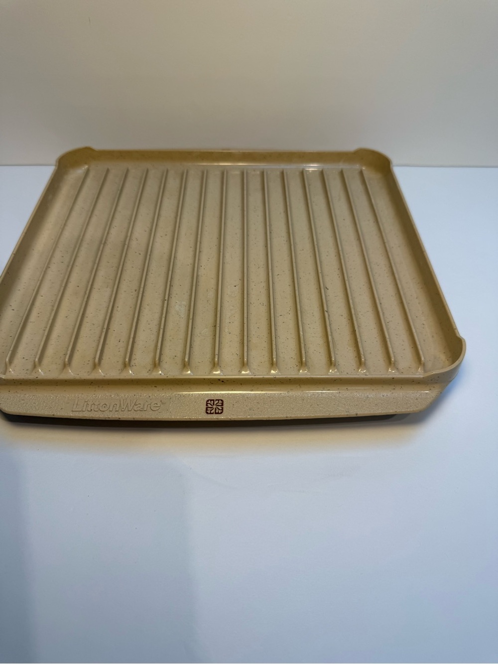 Vintage LittonWare Reversible Microwave Oven Bacon Tray Roasting Rack